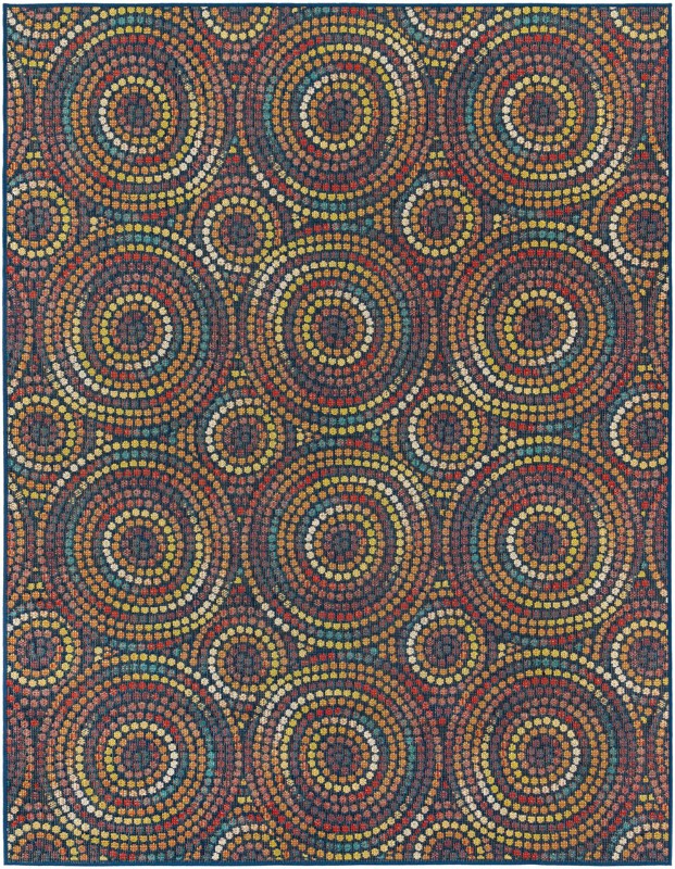 7' 10 x 10' Wimberly · Geometric Outdoor Rug, multi