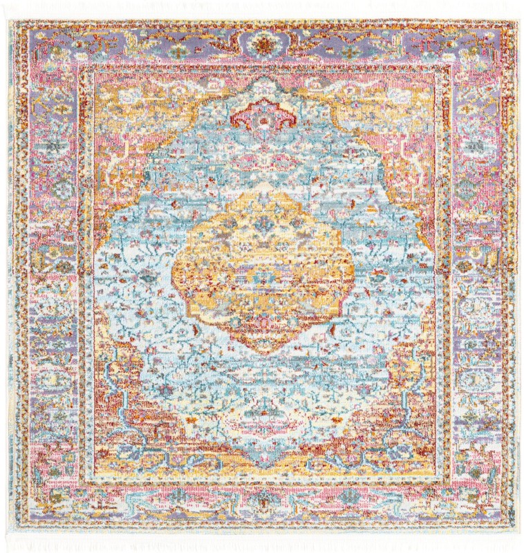 4' x 4' Simmons · Border rug