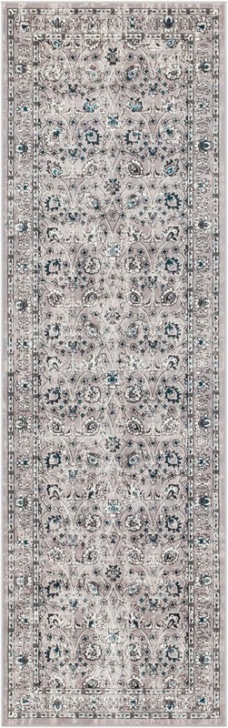 Carson · Border rug, grey