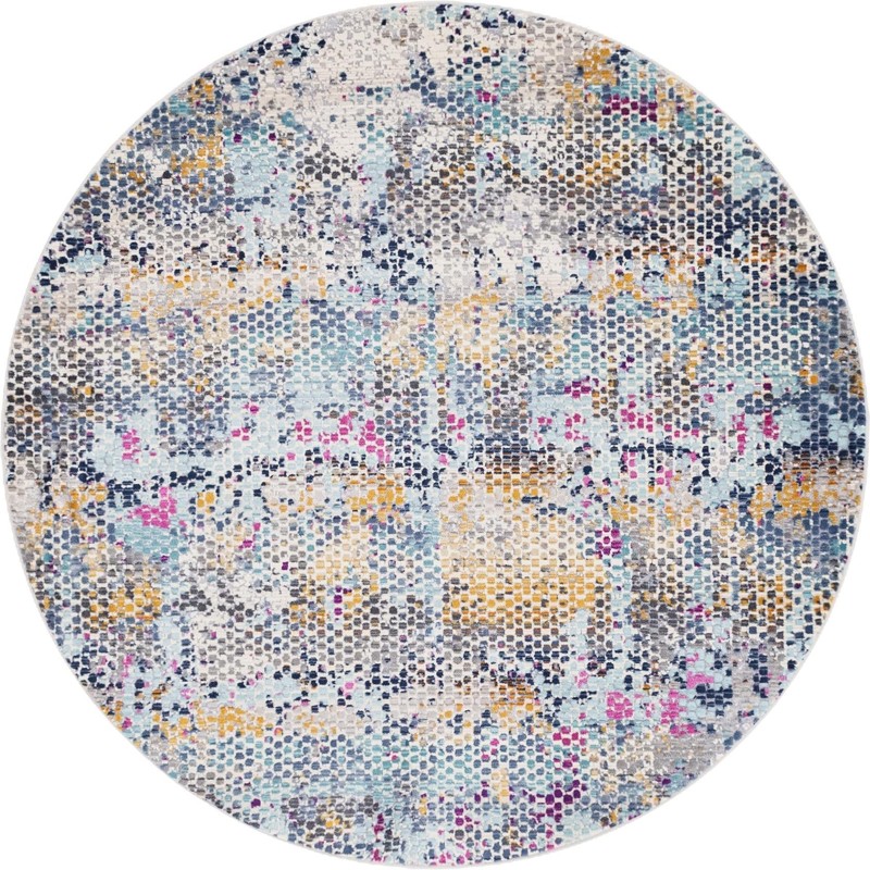 Coulter · Abstract rug, multi and blue