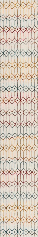 2' 7 x 16' 5 Vincent · Diamond rug, multi