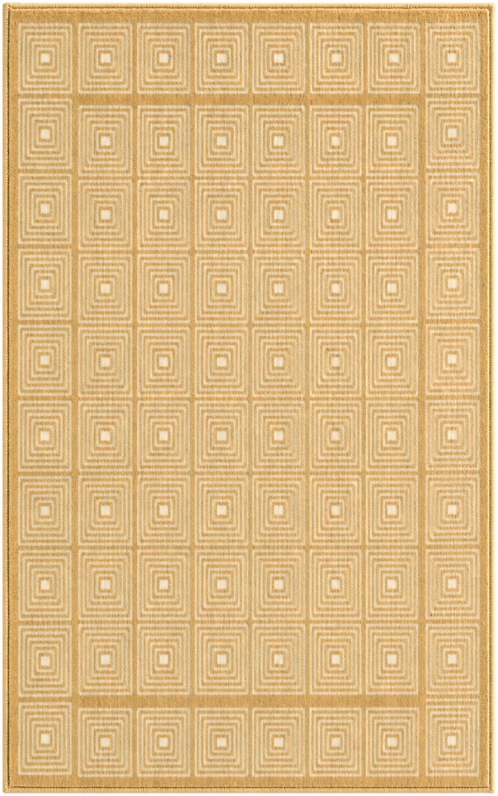3' 3 x 5' 3 Atwood · Geometric rug, yellow