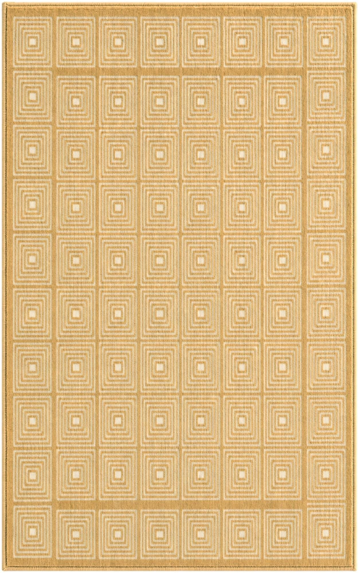 3' 3 x 5' 3 Atwood · Geometric rug, yellow