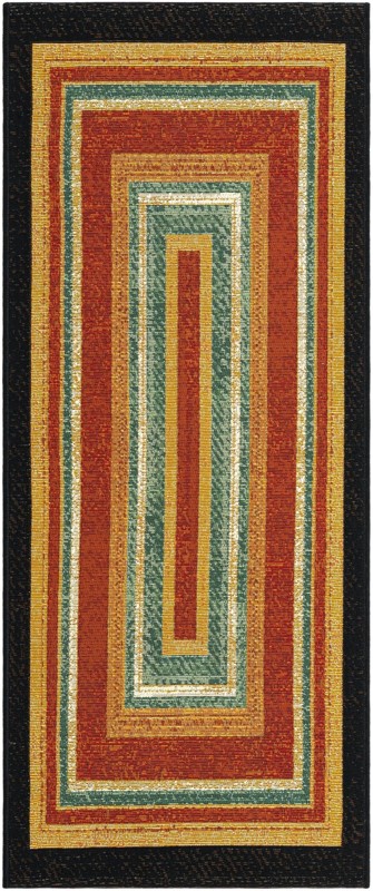 2' x 5' Mendocino · Border Outdoor Rug