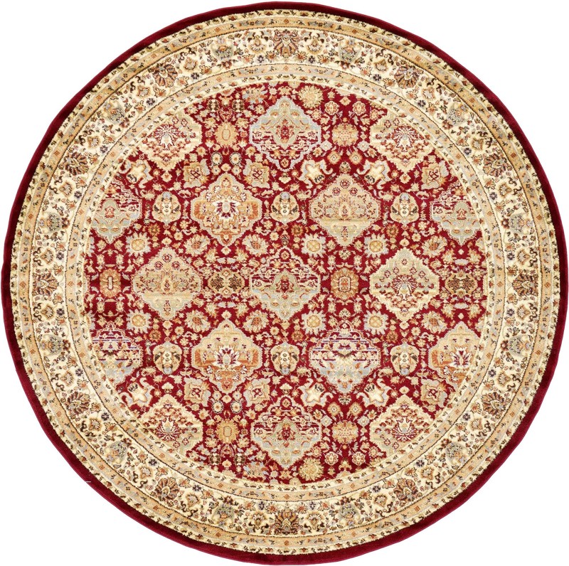 7' 10 x 7' 10 Mortimer · Border rug