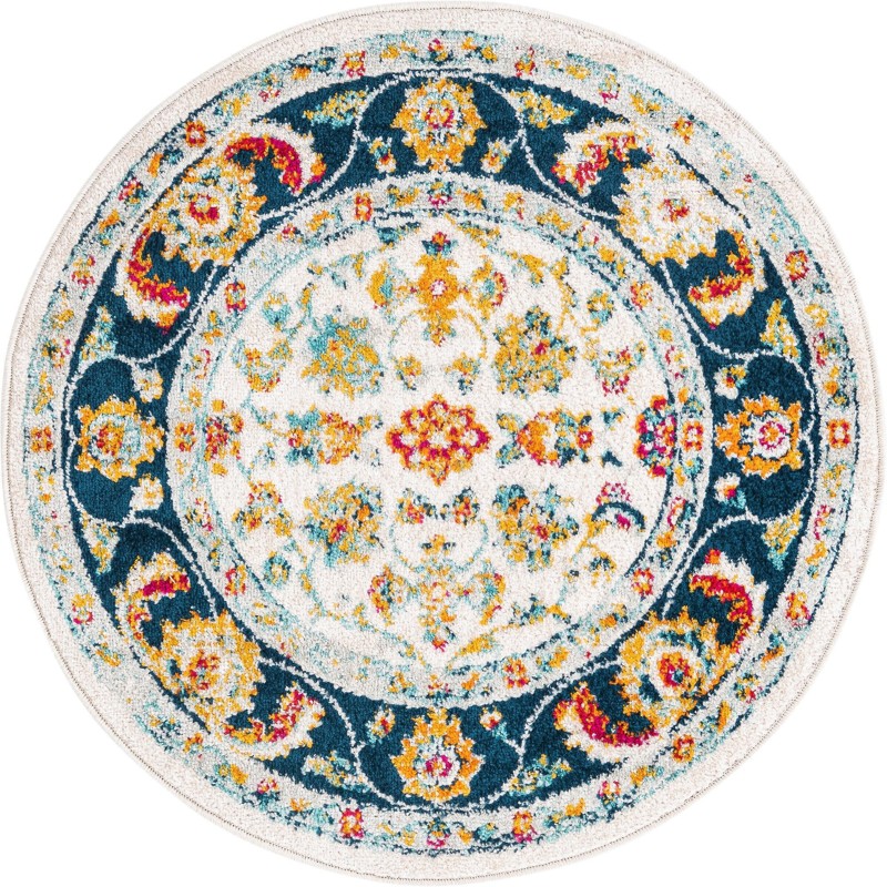 Aspen · Border rug, multi