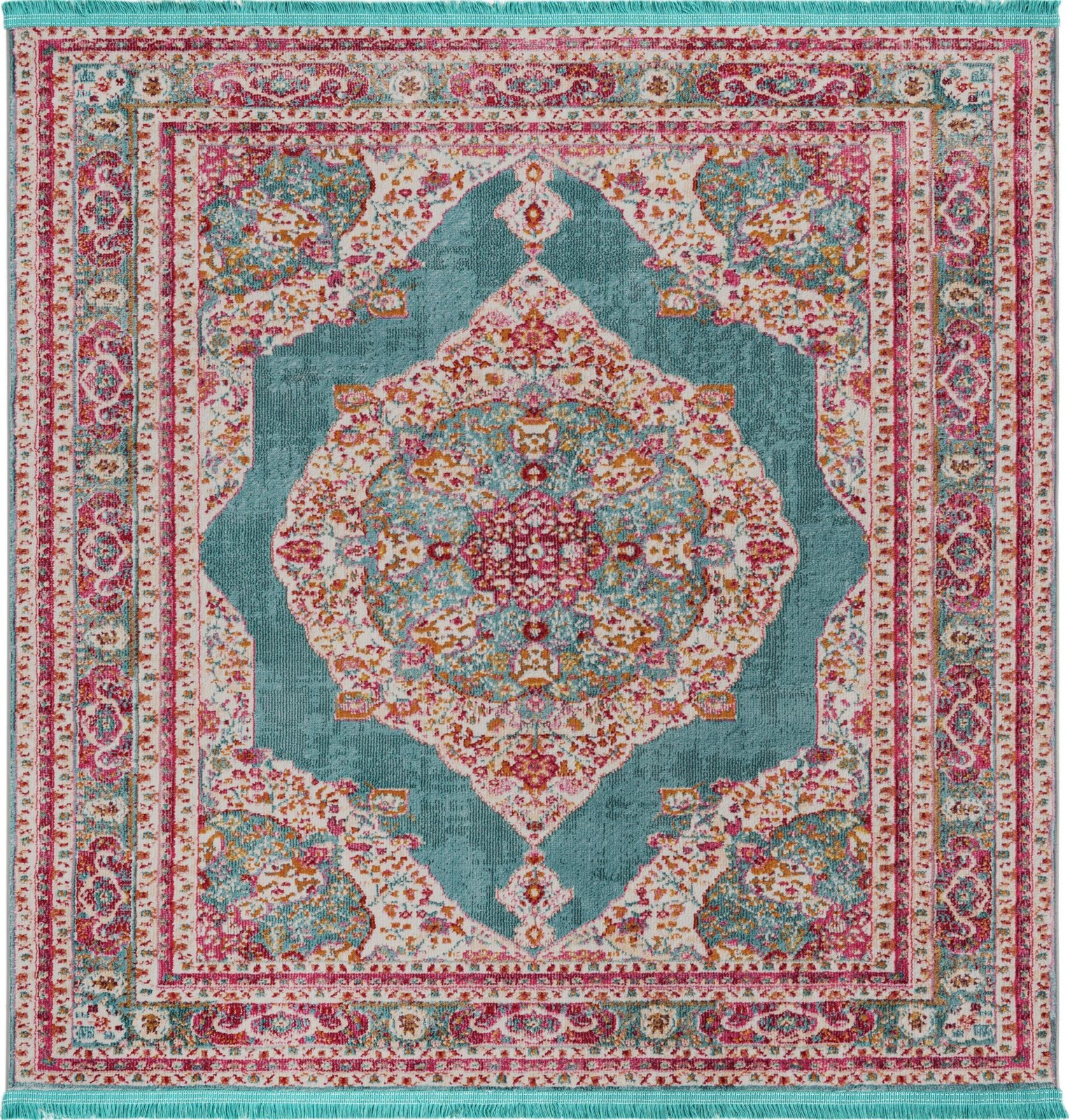5' x 5' Coburn · Border rug