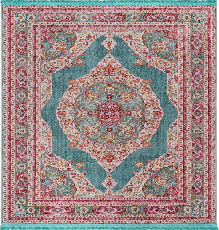 5' x 5' Coburn · Border rug
