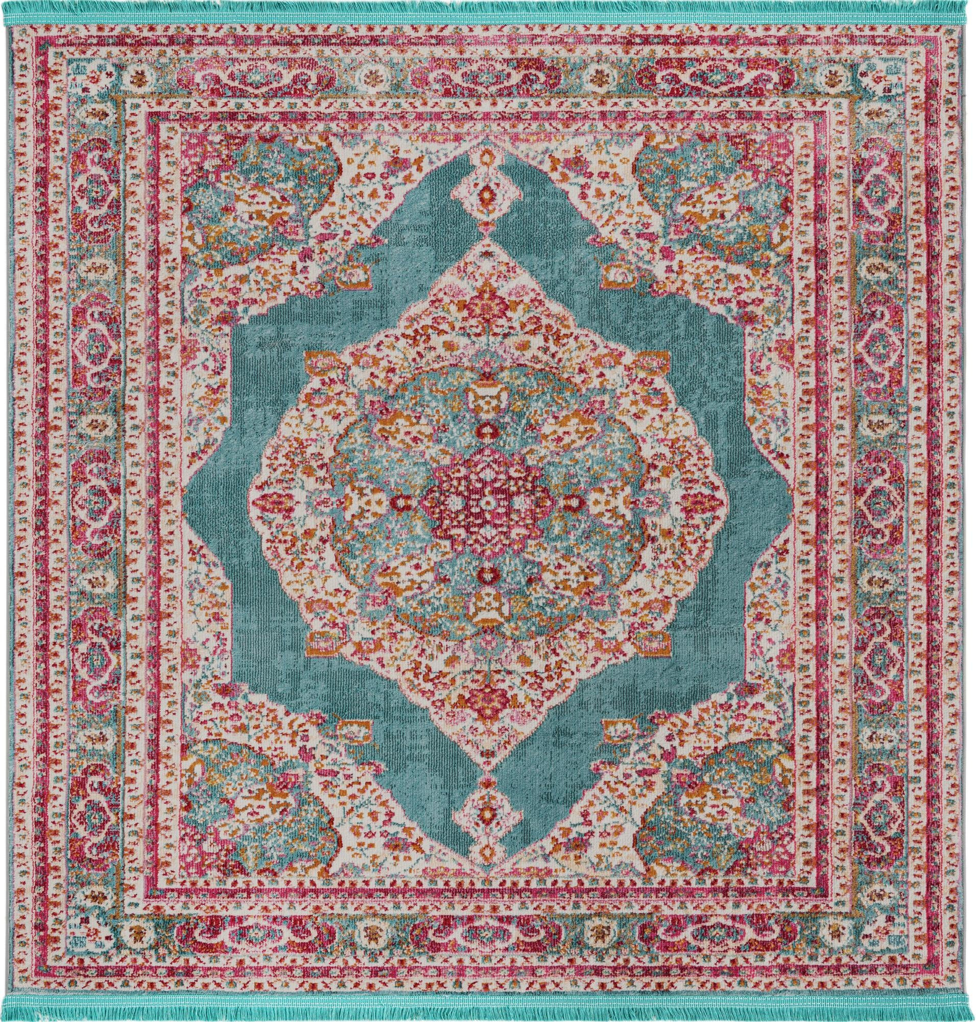 5' x 5' Coburn · Border rug
