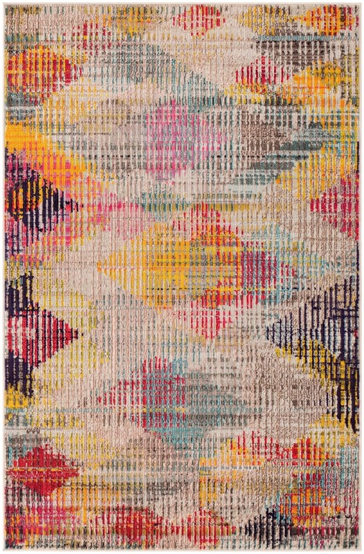 4' x 6' Lydon · Abstract Washable Rug, multi