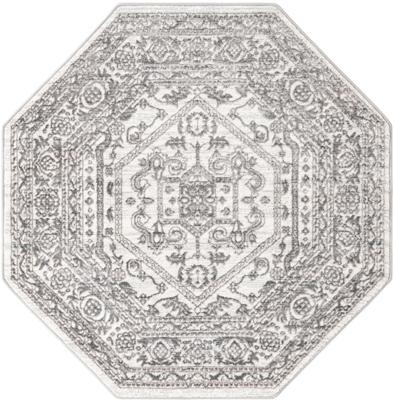 Chamomile · Medallion rug, white