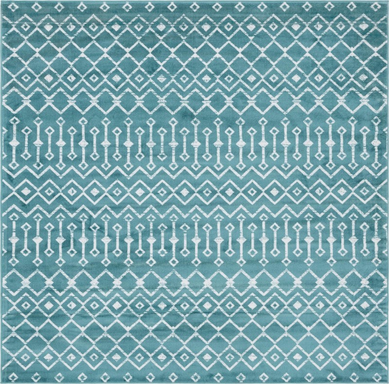 7' 10 x 7' 10 Dudley · Chevron rug