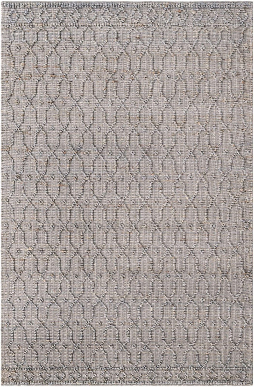5' 3 x 8' Ringwood · Lattice rug, heathered gray