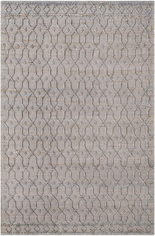 5' 3 x 8' Ringwood · Lattice rug, heathered gray