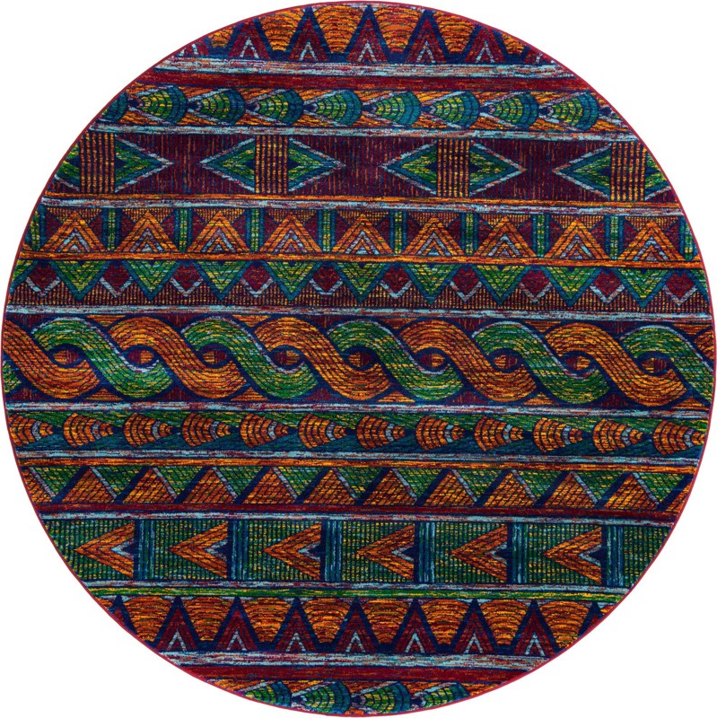 Oliver · Geometric rug, multi