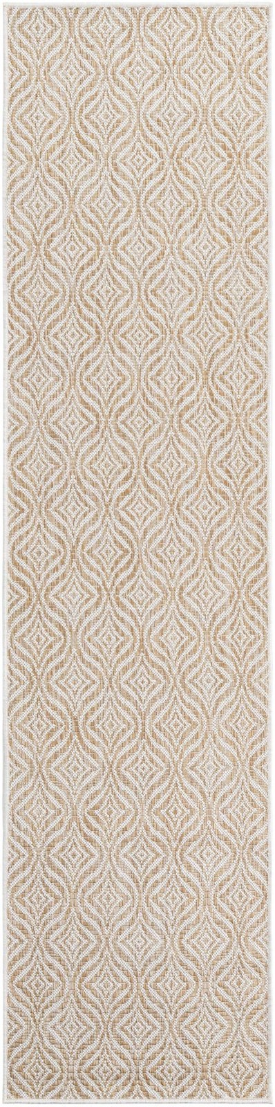 2' x 8' Fairley · Diamond Outdoor Rug, taupe