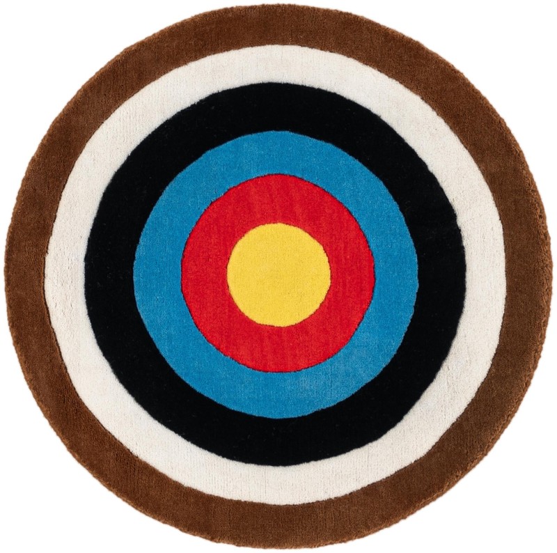 2' x 2' Driscoll · Geometric Wool Rug, multi