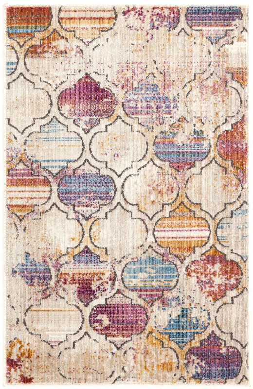 2' x 3' Sparrow · Lattice rug, multi