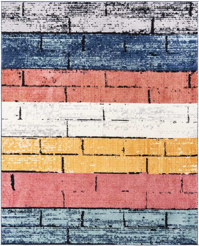 7' 10 x 10' Gibbs · Geometric rug, multi