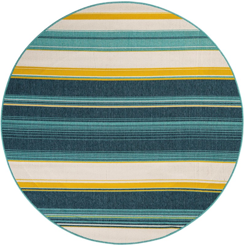 Larkin · Striped Outdoor Rug, multi