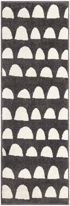 Halloran · Geometric rug, dark gray
