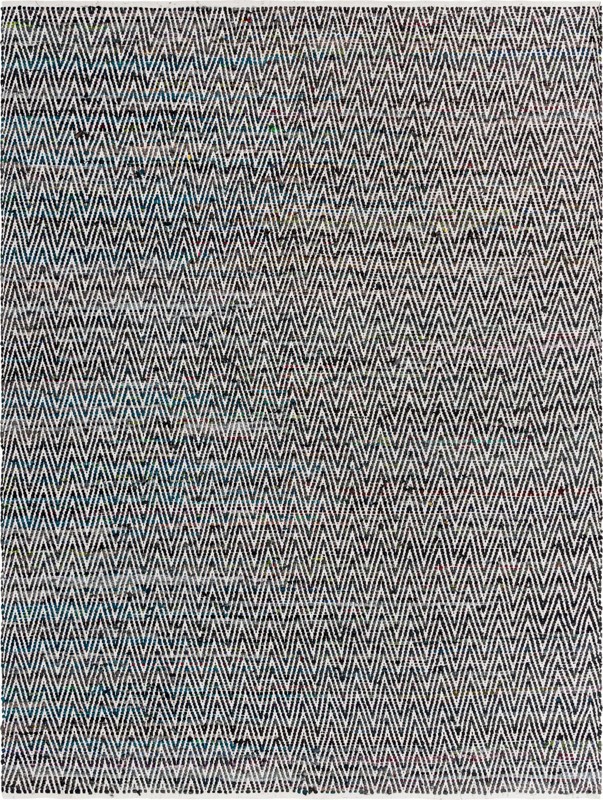 Hopkins · Chevron Chindi Rug, black