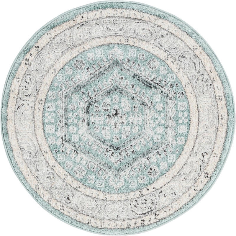 Broadhurst · Border rug, aqua