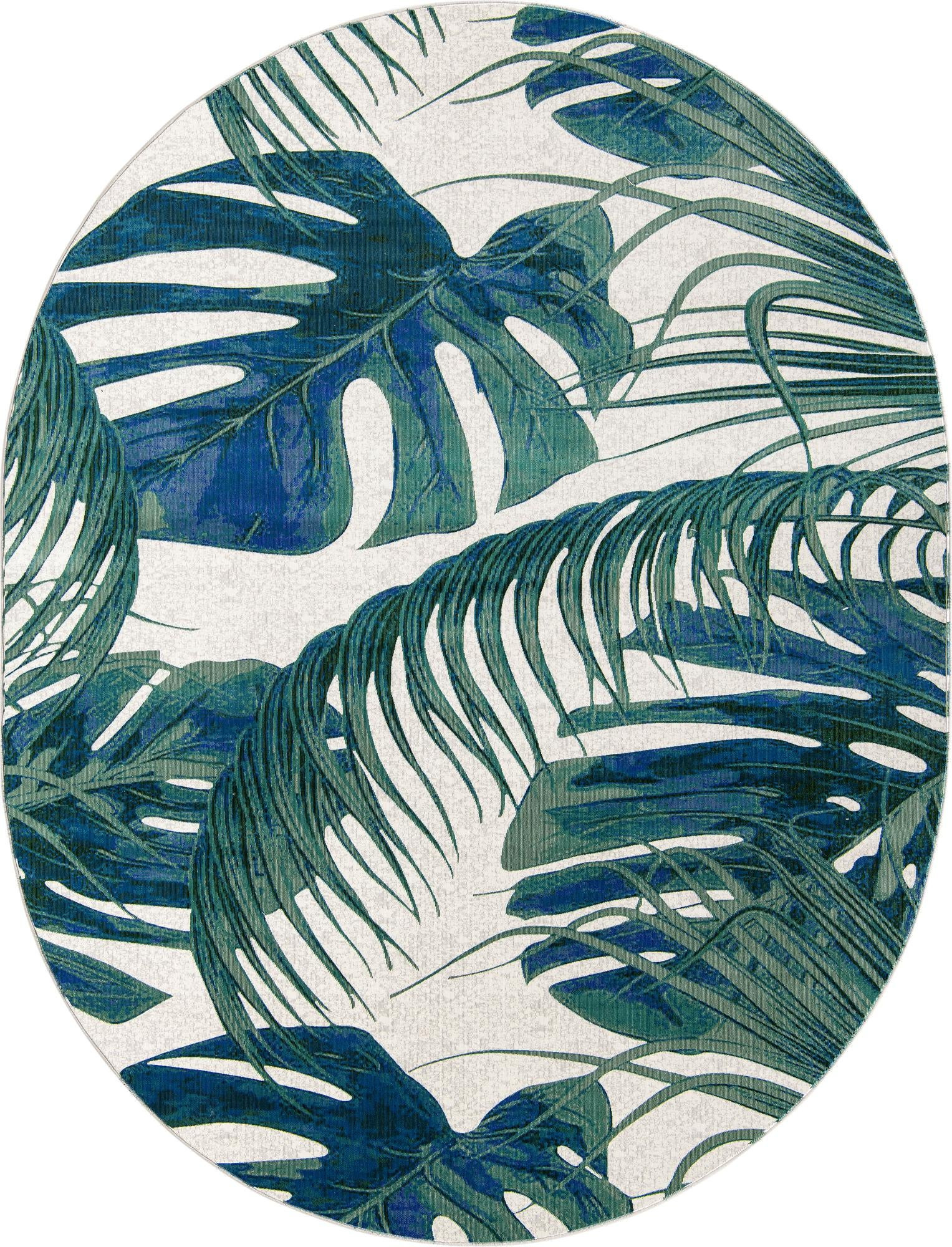 7' 10 x 10' Britton · Floral / botanical rug, ivory