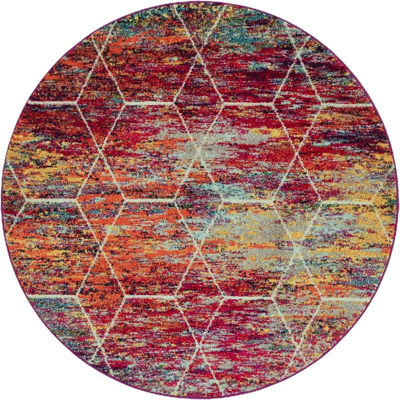 5' 3 x 5' 3 Galloway · Abstract rug