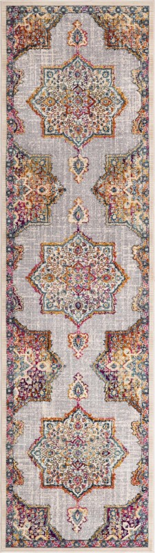 Innes · Medallion rug, ivory and multicolor