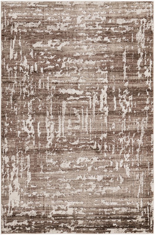 Wrenfield · Abstract rug, chocolate and beige