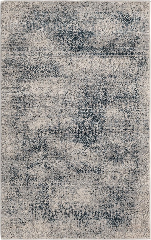 Pryor · Abstract rug, blue
