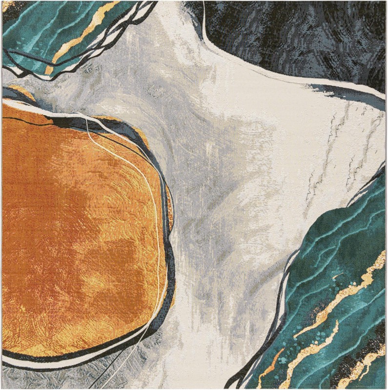 7' 10 x 7' 10 Lomax · Abstract Outdoor Rug