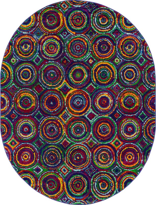 Woodruff · Geometric rug, multi