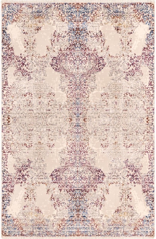 Tennant · Damask rug, ivory