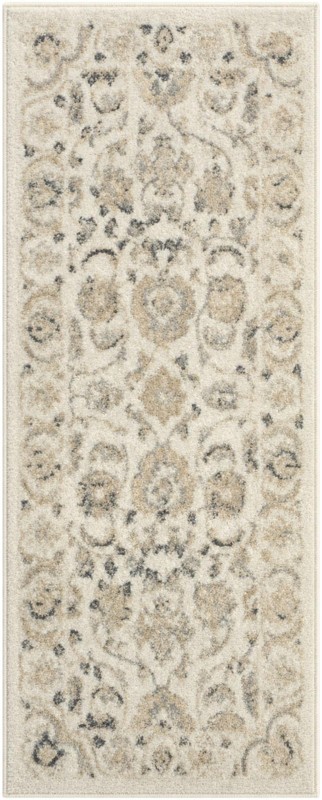 2' x 5' Aspen · Border rug, ivory