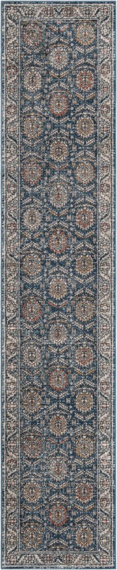 Bozeman · Border rug, blue