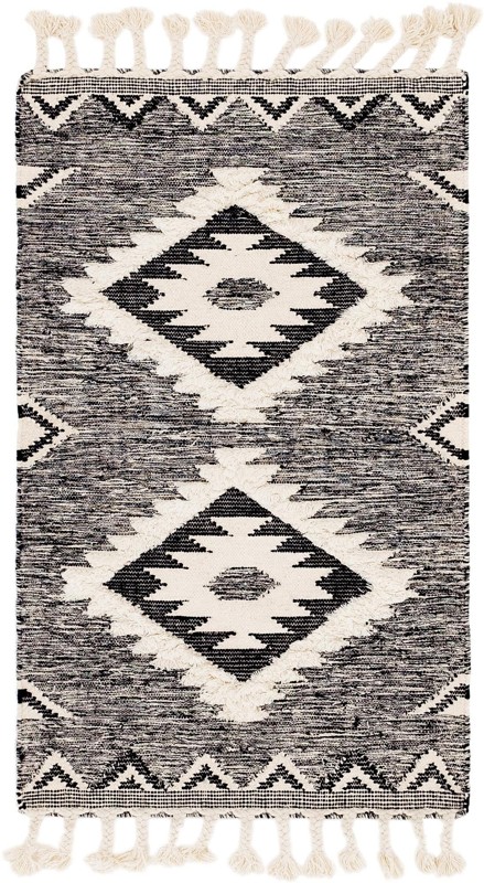 Amaranth · Diamond Wool Rug, charcoal