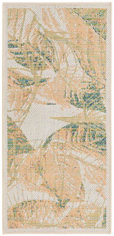 2' x 4' Bayless · Floral / botanical Outdoor Rug, ivory