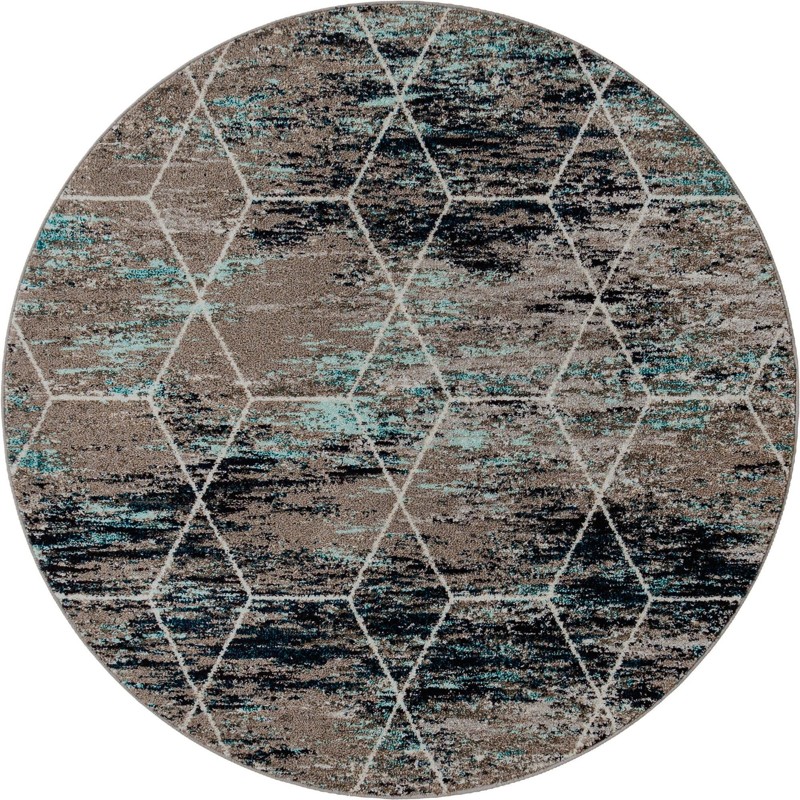6' x 6' Galloway · Diamond rug
