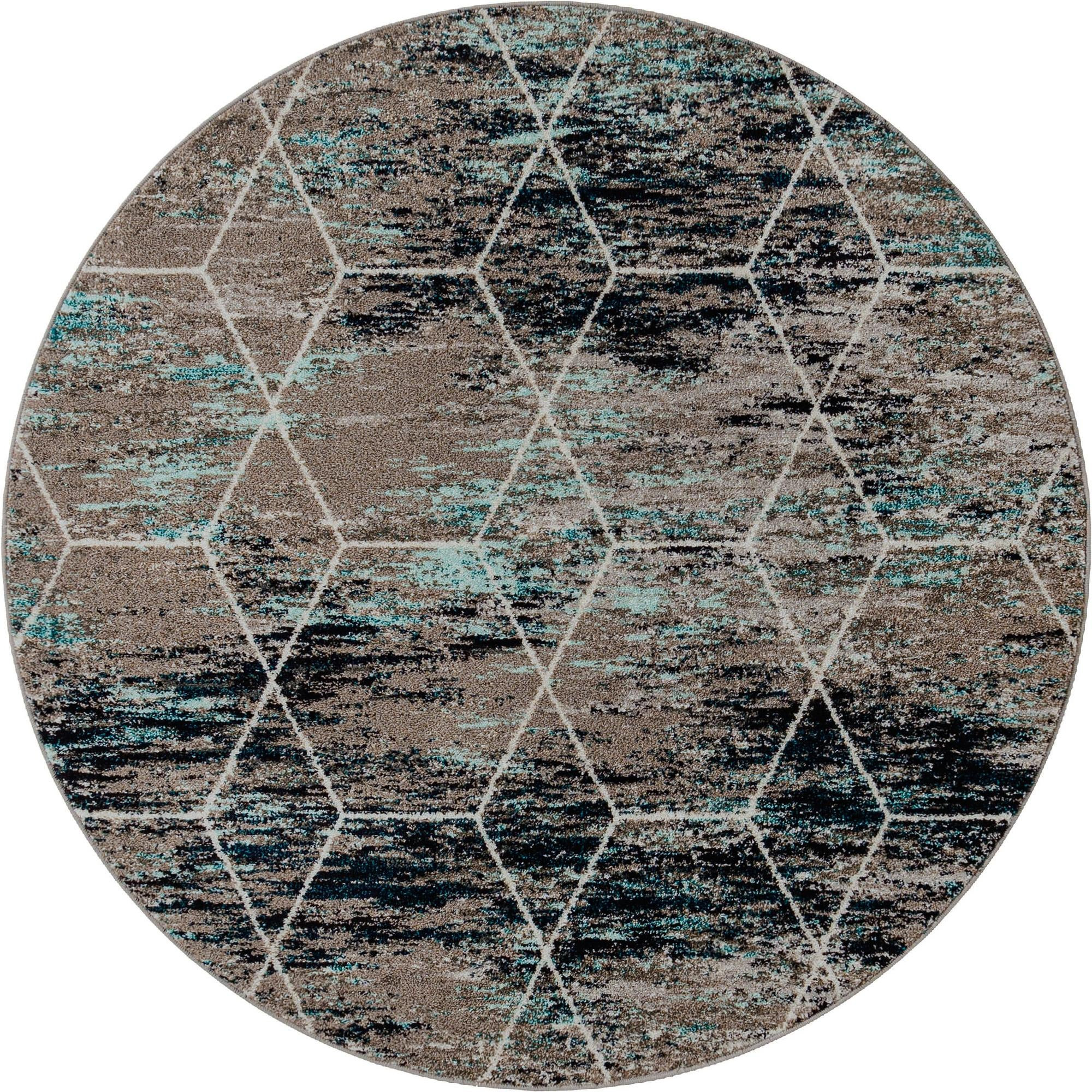 6' x 6' Galloway · Diamond rug