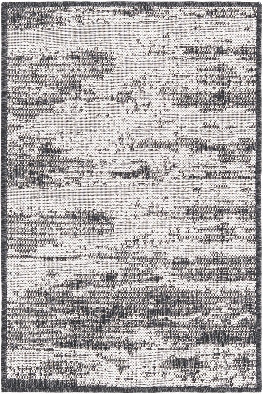 Henley · Abstract Outdoor Rug, charcoal