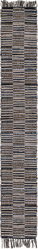 1' 2 x 8' Ratcliff · Striped Chindi Rug