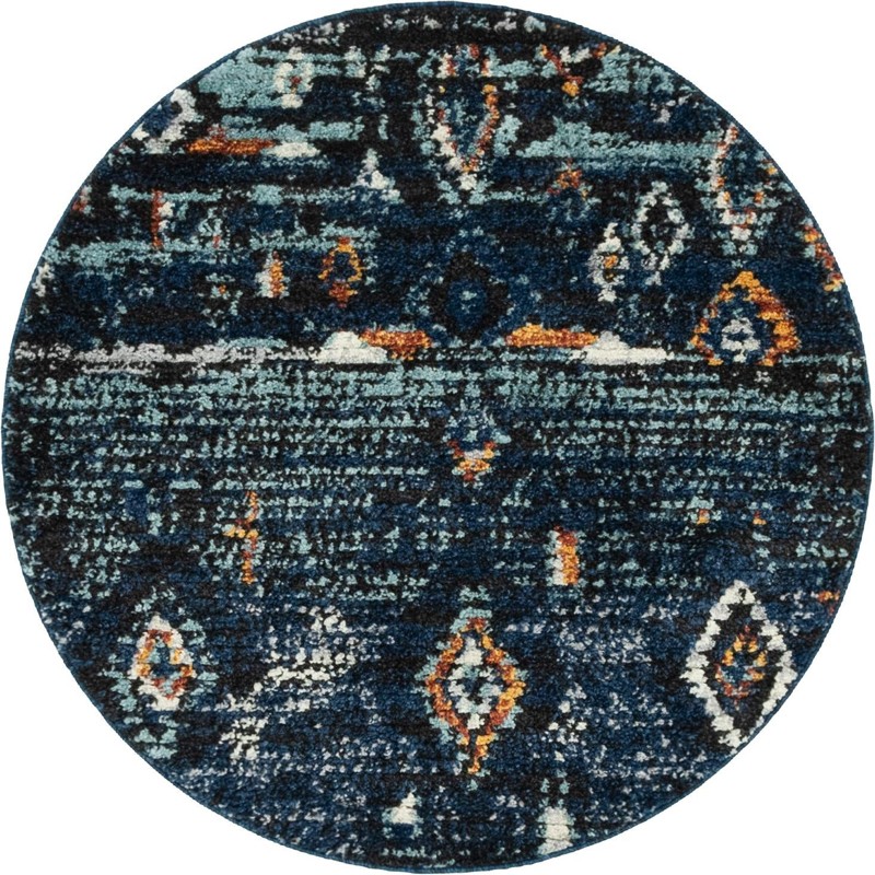 Merriman · Abstract rug, navy