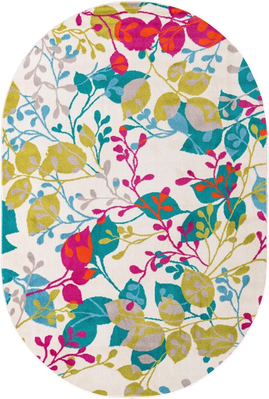 Lilburn · Floral / botanical rug, ivory