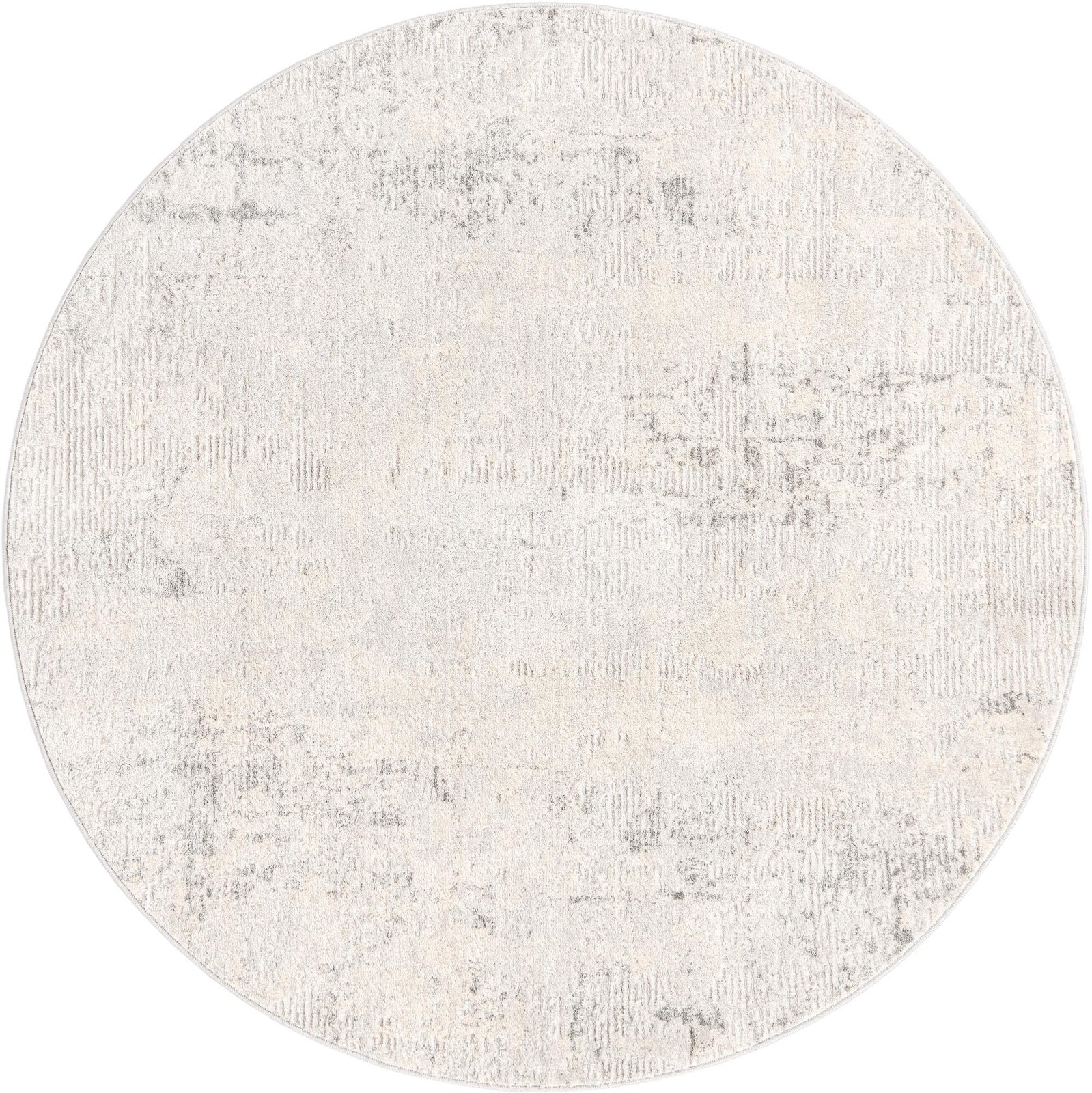 5' 3 x 5' 3 Delia · Abstract rug, gray