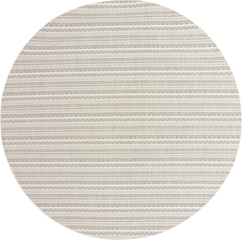 10' x 10' Merlin · Geometric Outdoor Rug, green