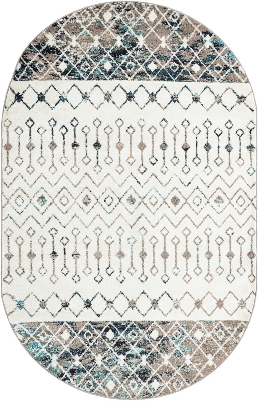 5' 3 x 8' Vernon · Border rug