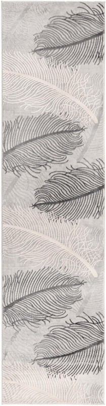 2' x 8' Chase · Abstract rug, gray