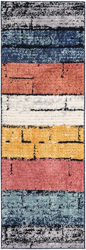2' x 6' Gibbs · Lines rug, multi